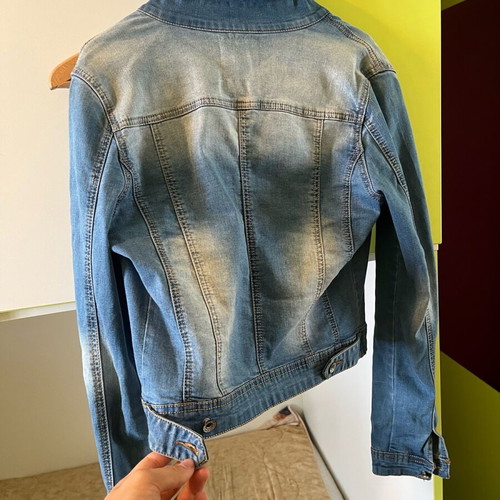 Women's denim jacket M-Sara like new, blue, size L