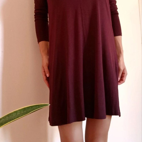 H&M cotton dress like new, size S, purple