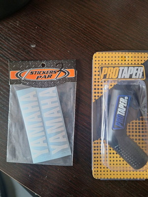 ProTaper shift lever protector for Yamaha and genuine stickers