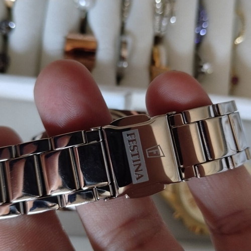 Festina bracelet watch with hypoallergenic earrings gift