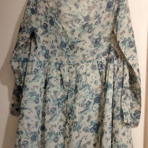 Free People Everything and More Floral Chiffon Mini Dress like new, size L