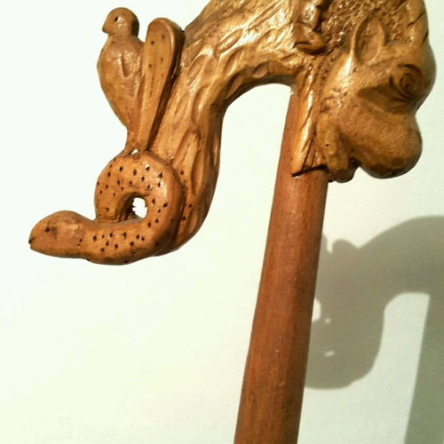 Vintage wooden glitsa used