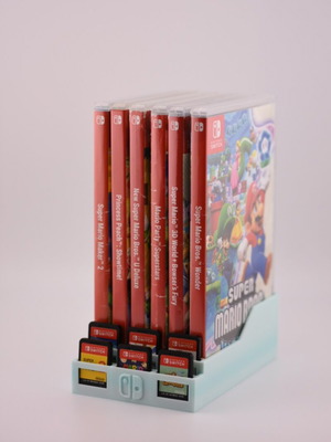 Nintendo Switch Game Display Storage 6 Slot Like New