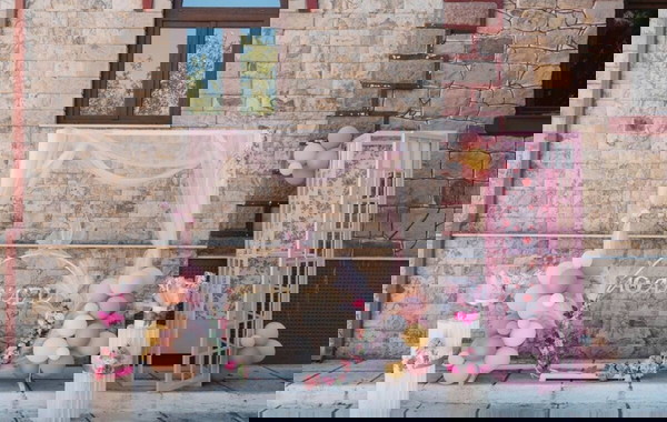 πωλείται στολισμός διακόσμησης βάφτισης για κοριτσάκι
