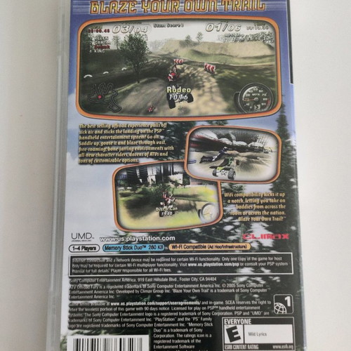 PSP ATV Offroad Fury Blazing Trails used, case and manual