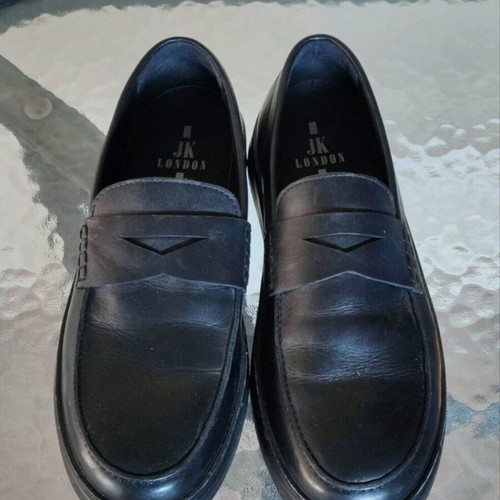 JK London leather shoes size 42 black like new