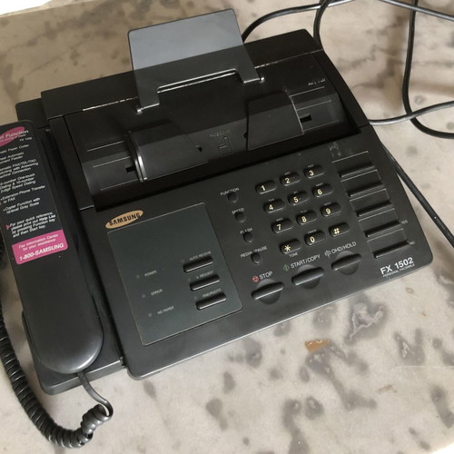 Samsung FX 1502 fax phone black and white copier used