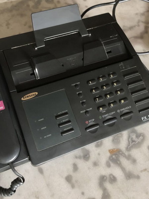 Samsung FX 1502 fax phone black and white copier used
