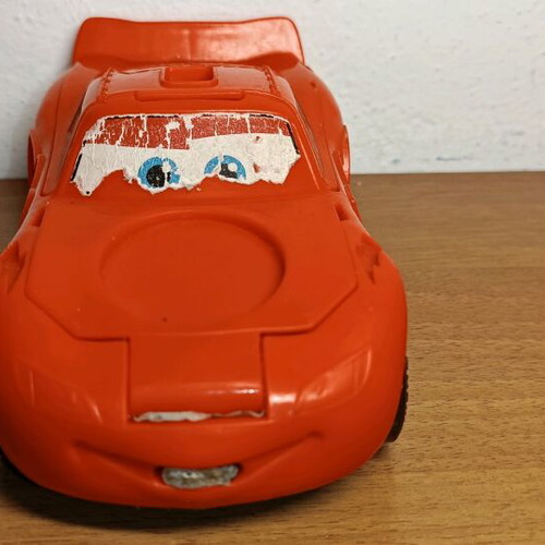 Lightning McQueen car used from Pixar Play-Doh Disney toy