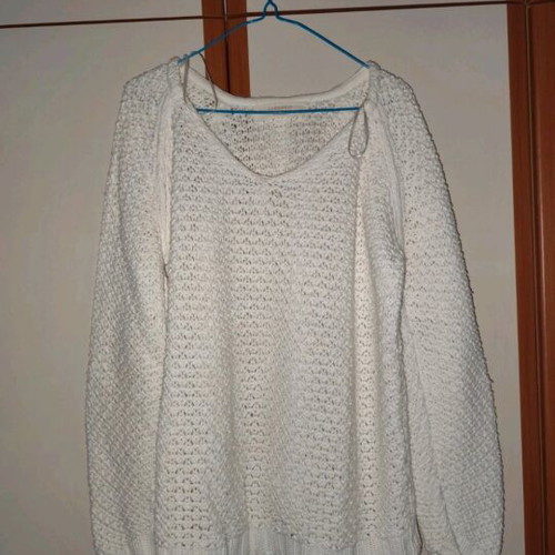 Zara white sweater like new, size M