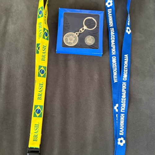 Confederations Cup 2005 Memorabilia Set Brazil Greece Official