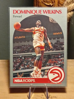 Dominique Wilkins 1990 NBA Hoops card like new