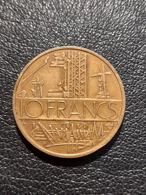 10 francs 1979 France coin used