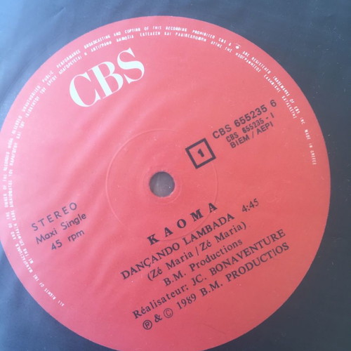 Kaoma Dancando Lambada used, latin