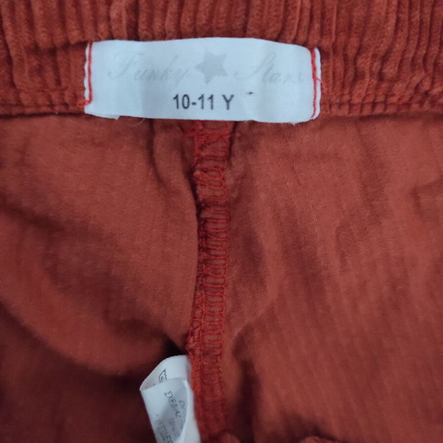 Kids' corduroy pants size 10-11, brown