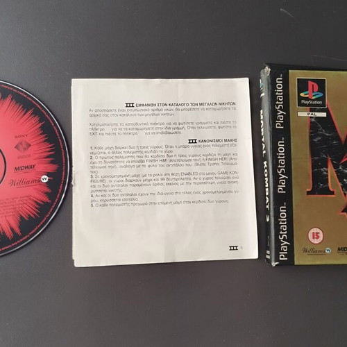 Sony PlayStation 1 Mortal Kombat 3 used