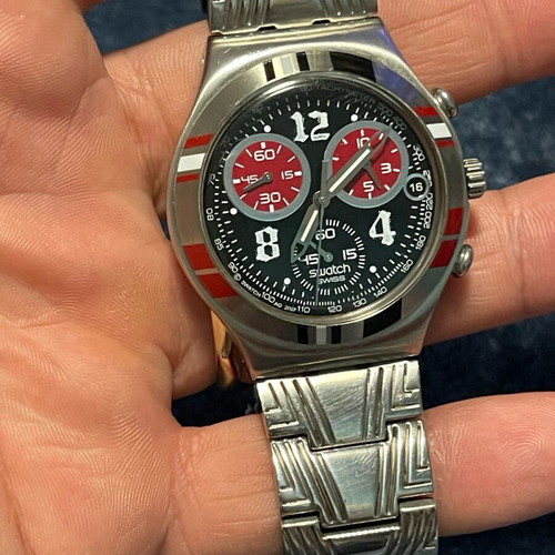 Swatch AG 2007 used, red