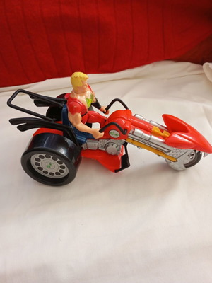 Tyco Double-Dragon Shadow Master Motorcycle Trike 1993 used action figure Jimmy Lee