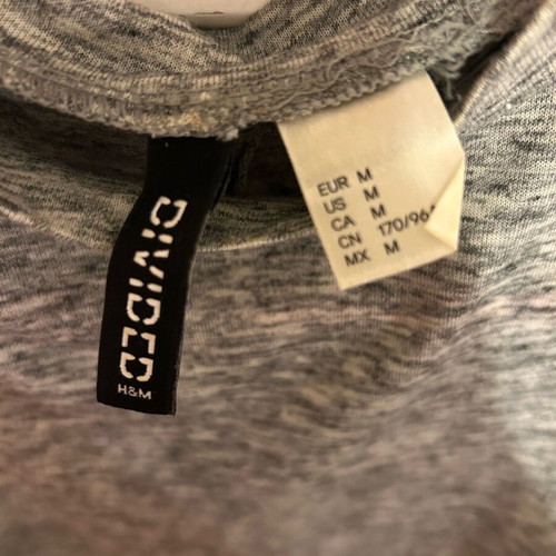 H&M blouse size M like new, gray