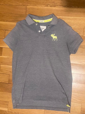 Abercrombie & Fitch Grey Polo Shirt Large used