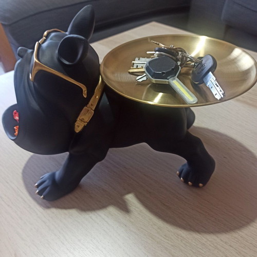 Decorative Bulldog Dog New With Sunglasses