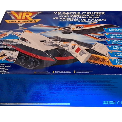 Kenner Saban's VR Troopers VR Battle Cruiser & VR Interceptor Jet new sealed box