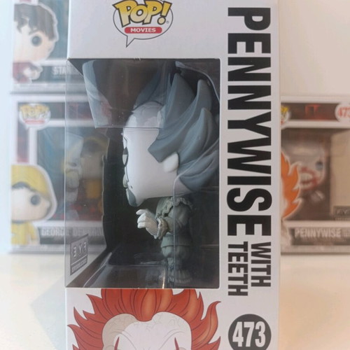Pennywise with Teeth 473 B&W Funko Pop like new