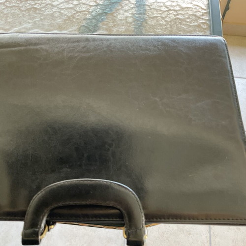 Bartuggi leather men's bag like new, 30x40 cm, black