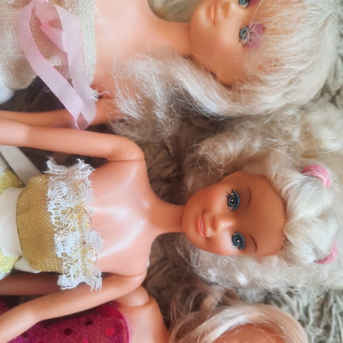 Lot of 4 retro fashion dolls – Vintage Totsy and Hong Kong Clones (70s/80s)