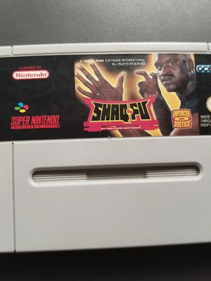 Nintendo SNES Shaq-Fu употребявана, работи нормално