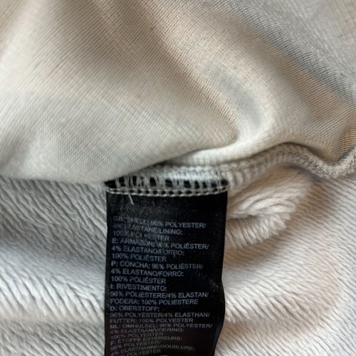 The North Face women's fleece jacket with hood, used, size L, gray