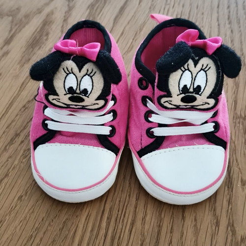 Minnie cuddle shoes, fuchsia