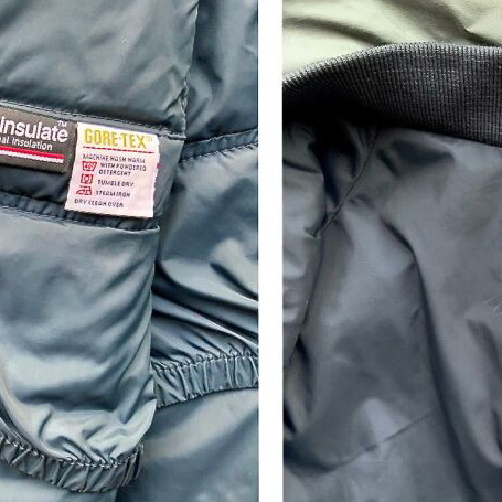 L.L.Bean Gore-Tex & Thinsulate Men's Parka Coat used, XL, gray green