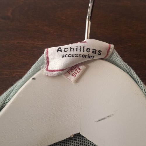 Kimono long mint color with fringes like new by Achilleas Accessories