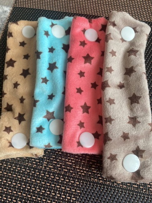 Fabric Curl Clips Set like new for wet hair