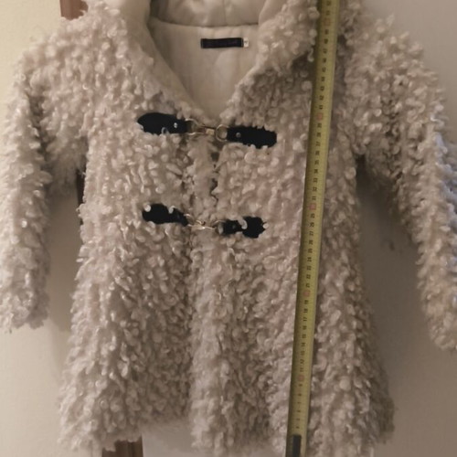 Children's lamb coat like new, beige