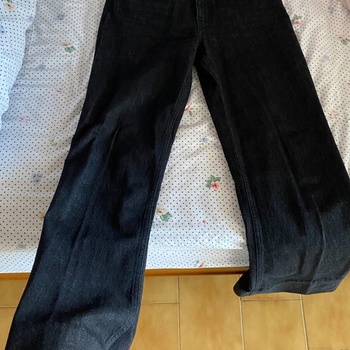 Wide leg jeans Salt & Pepper black, size 25, like new