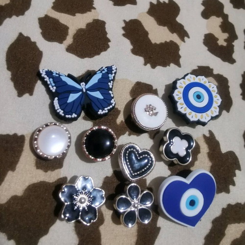 Charms for Crocs new, pack of 10 pieces