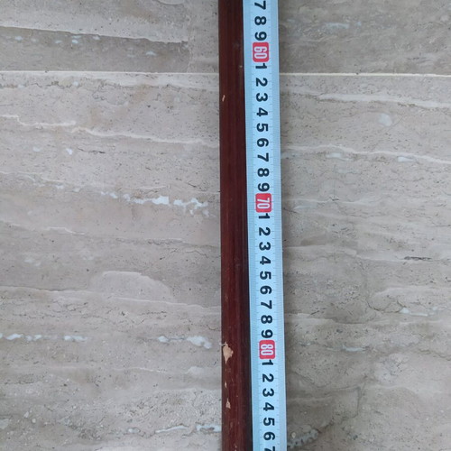 Wooden cane used with plastic handle 92 cm