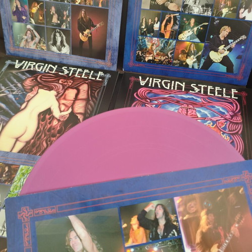 Virgin Steele The Marriage Of Heaven And Hell Part One & Two Vinyl signed limited edition