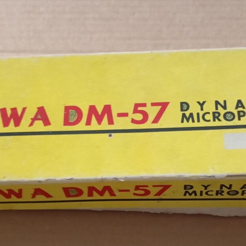 Aiwa DM-57 microphone used, vintage 60s Japan