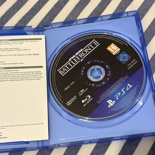 Star Wars Battlefront II PS4 game, German edition