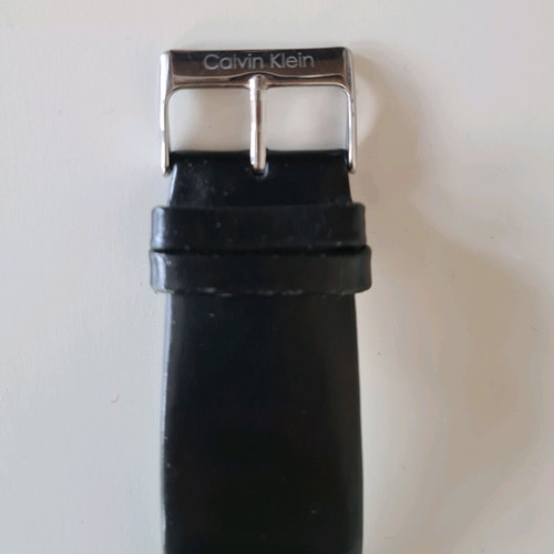 Calvin Klein women's watch with leather strap like new
