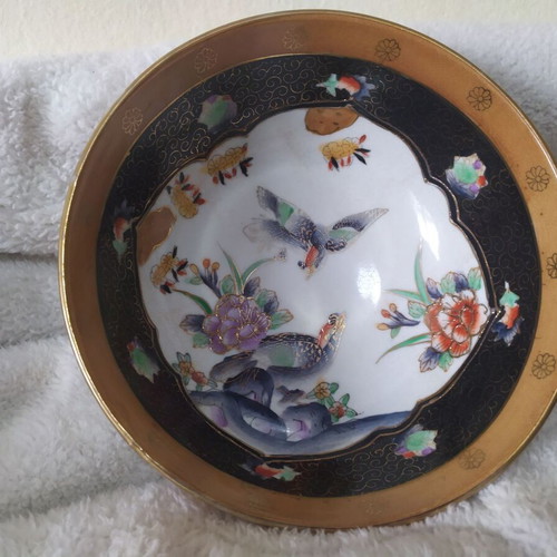 Vintage porcelain Japanese bowl Royal Satsuma like new