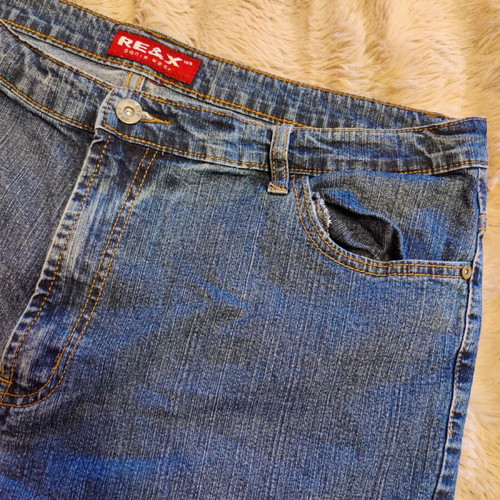 Jeans No.58 long blue men's RE&X like new