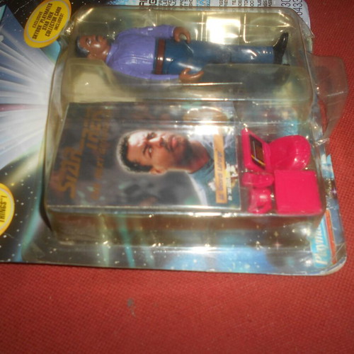 Star Trek Geordi LaForge figure 1995 like new