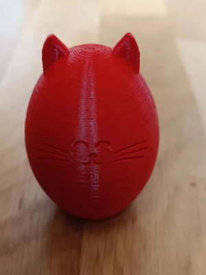 Διακοσμητικό αυγό γάτα Πάσχα νέο