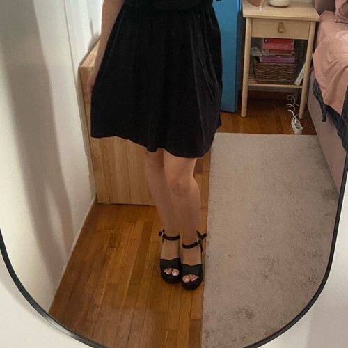 Black dress size S like new