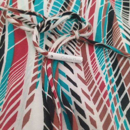 Calvin Klein kaftan beach pareo/dress like new, size S, colorful