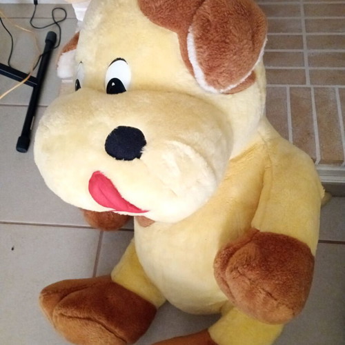 Giant plush cow, bear and FurReal cat like new